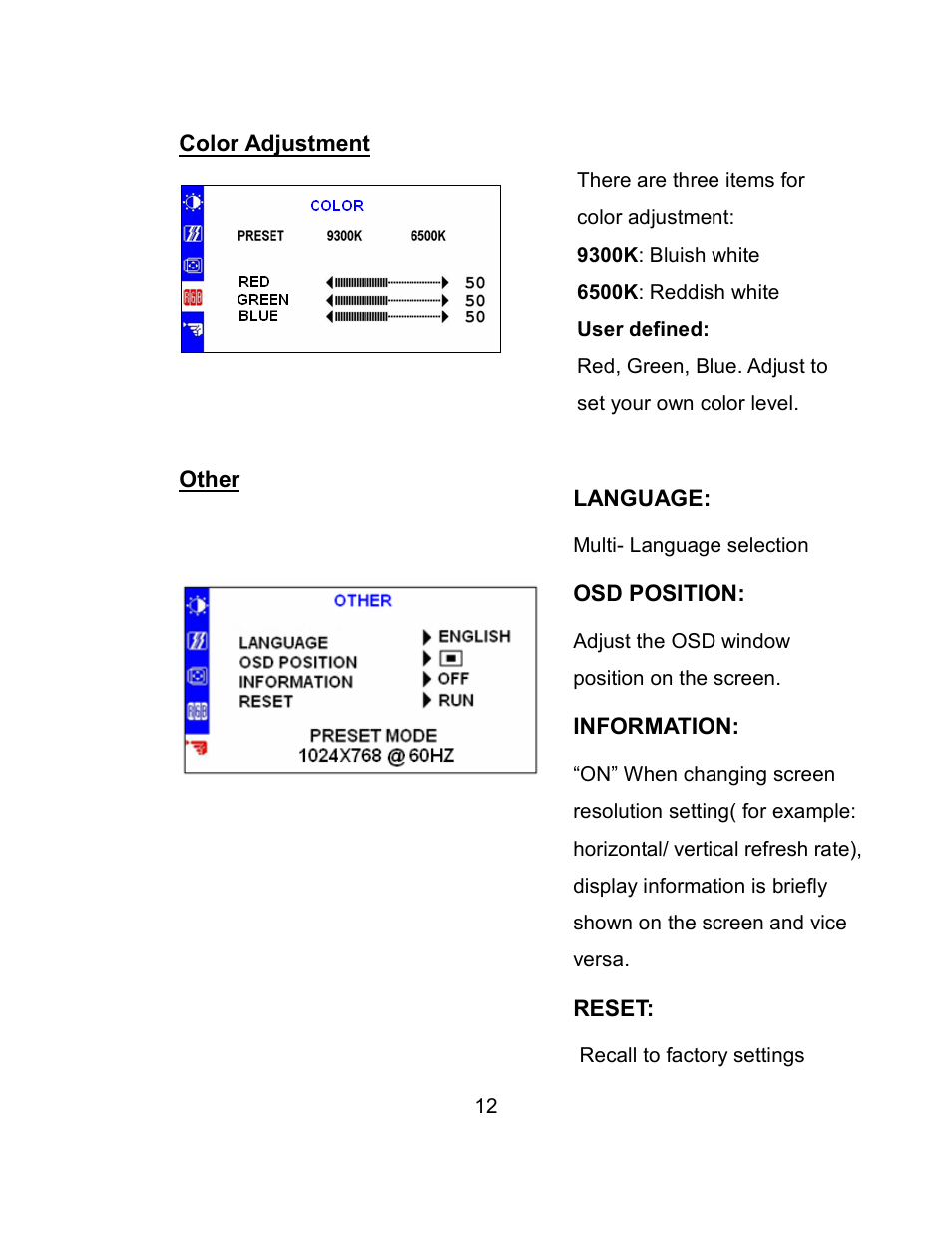 Envision Peripherals EN9410 User Manual | Page 20 / 25