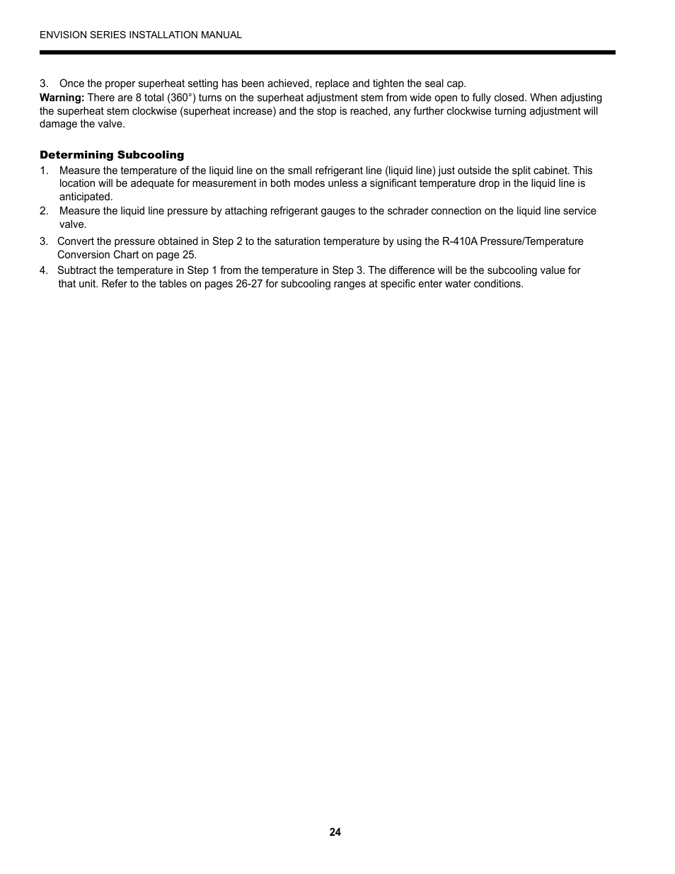 Envision Peripherals Geothermal Indoor Split Heat Pumps User Manual | Page 24 / 36