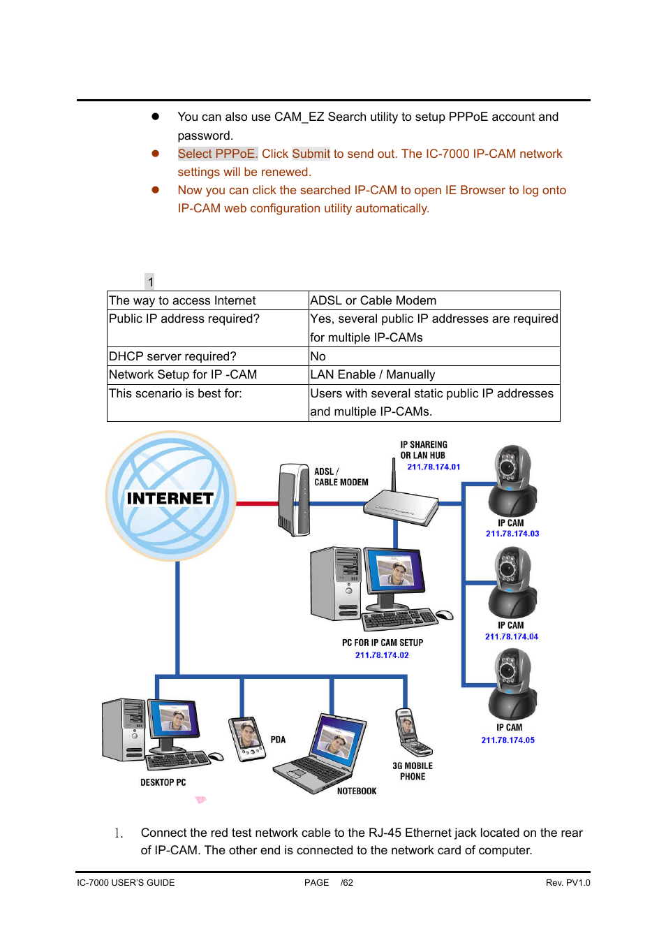 Ic-7000 cam user’s guide | Edimax Technology Pan/Tilt IP Surveillance Camera IC-7000 User Manual | Page 18 / 62