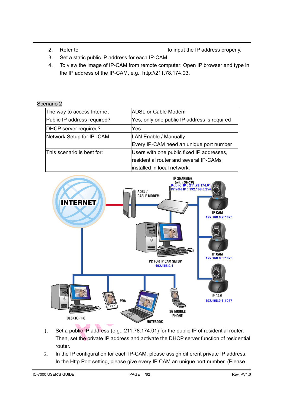 Ic-7000 cam user’s guide | Edimax Technology Pan/Tilt IP Surveillance Camera IC-7000 User Manual | Page 19 / 62