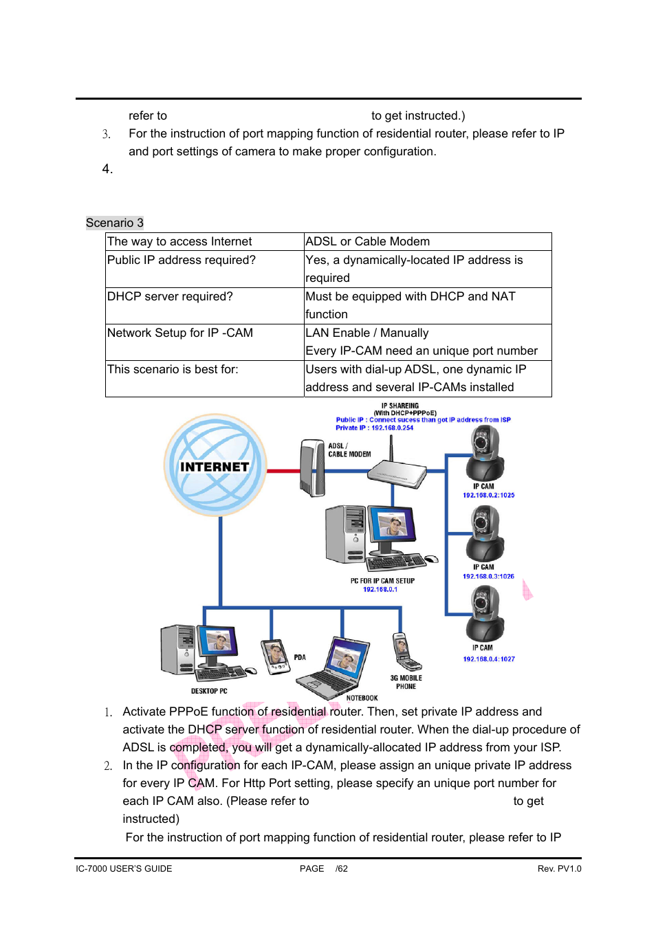 Ic-7000 cam user’s guide | Edimax Technology Pan/Tilt IP Surveillance Camera IC-7000 User Manual | Page 20 / 62