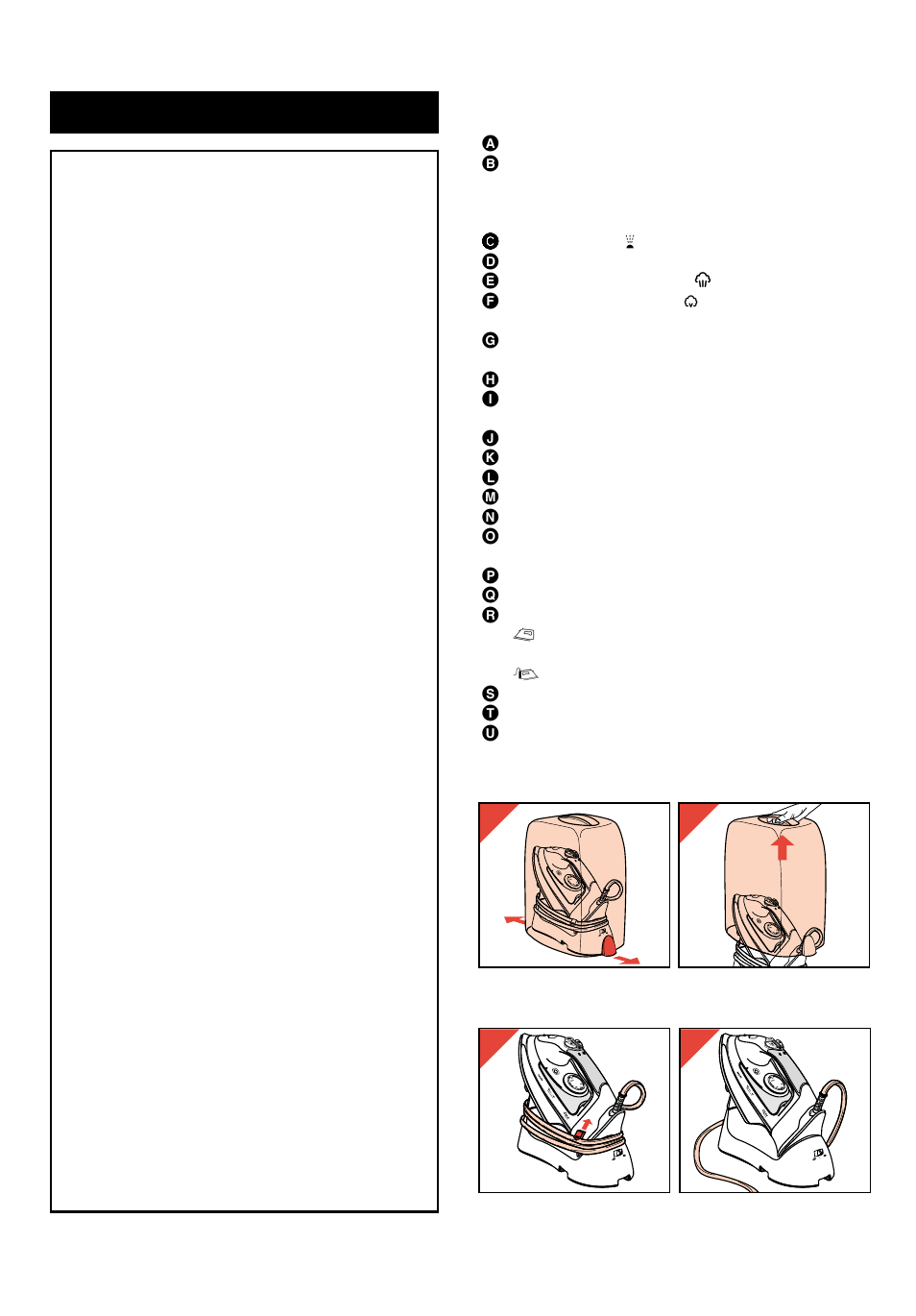 English, Operating instructions | Philips HI558 User Manual | Page 4 / 100