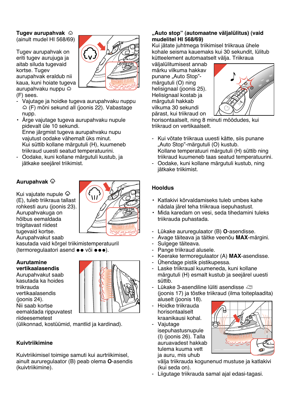 Philips HI558 User Manual | Page 47 / 100