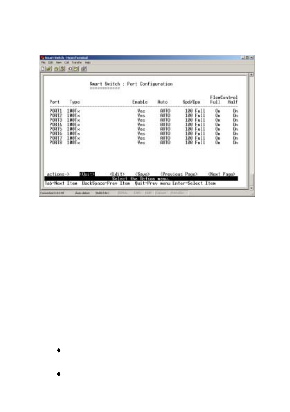 1 port configuration | Edimax Technology ES-5224R+ User Manual | Page 15 / 29
