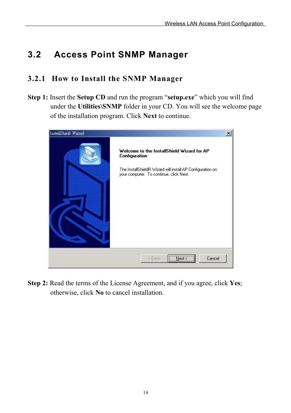 2 access point snmp manager | Edimax Technology EW-7205AP User Manual | Page 16 / 36