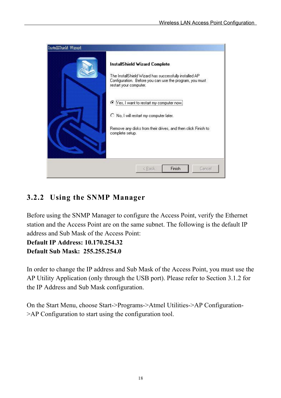 2 using the snmp manager | Edimax Technology EW-7205AP User Manual | Page 20 / 36