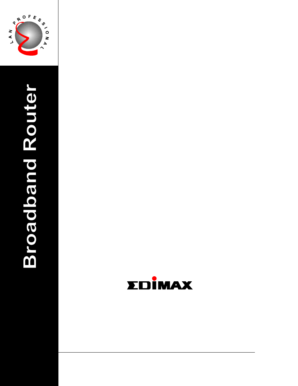Edimax Technology Multi-Homing Broadband Router User Manual | 87 pages
