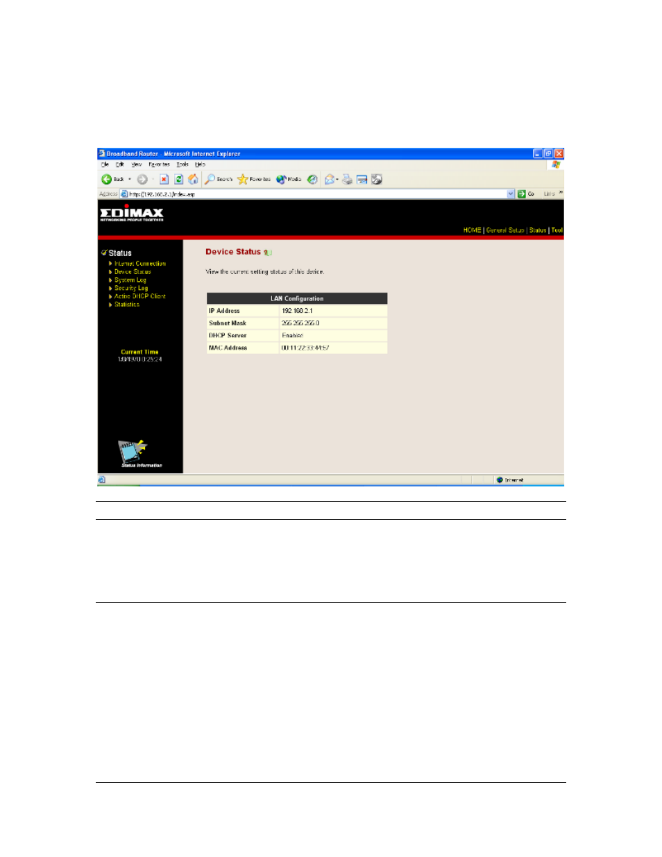 3 device status | Edimax Technology Multi-Homing Broadband Router User Manual | Page 75 / 87