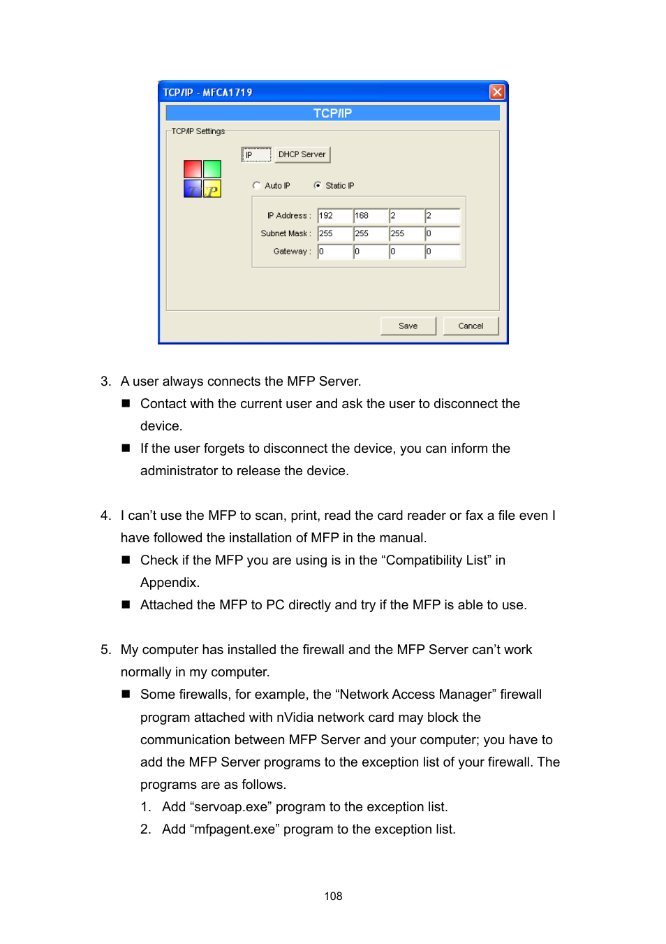 Edimax Technology EDIMAX FAST ETHERNET MFP SERVER VERSION: 2.0 User Manual | Page 114 / 118