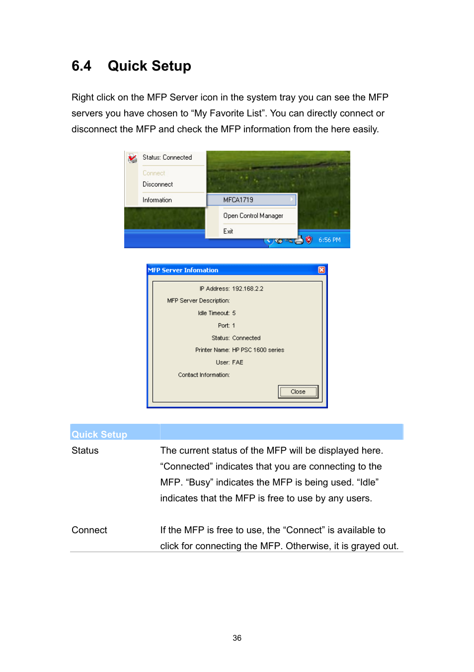 4 quick setup | Edimax Technology EDIMAX FAST ETHERNET MFP SERVER VERSION: 2.0 User Manual | Page 42 / 118