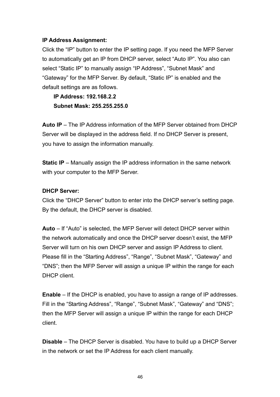 Edimax Technology EDIMAX FAST ETHERNET MFP SERVER VERSION: 2.0 User Manual | Page 52 / 118