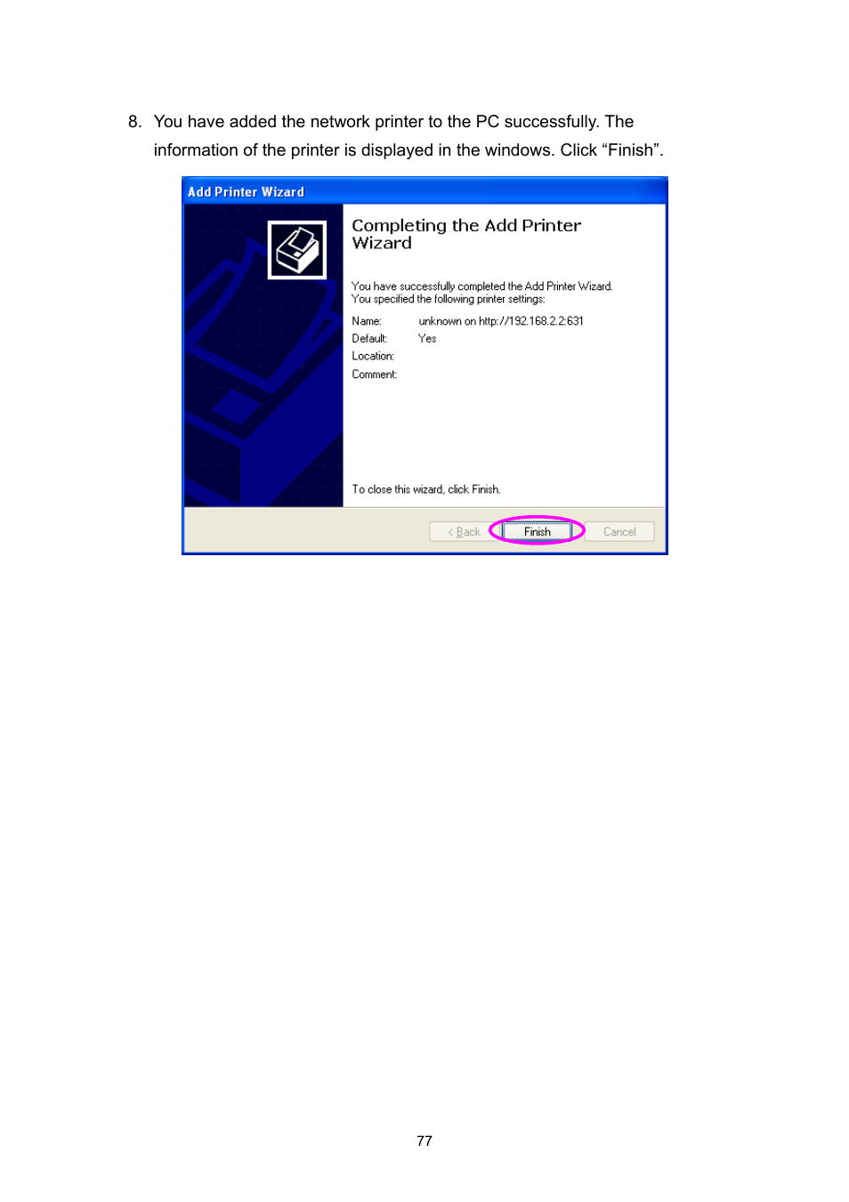 Edimax Technology EDIMAX FAST ETHERNET MFP SERVER VERSION: 2.0 User Manual | Page 83 / 118