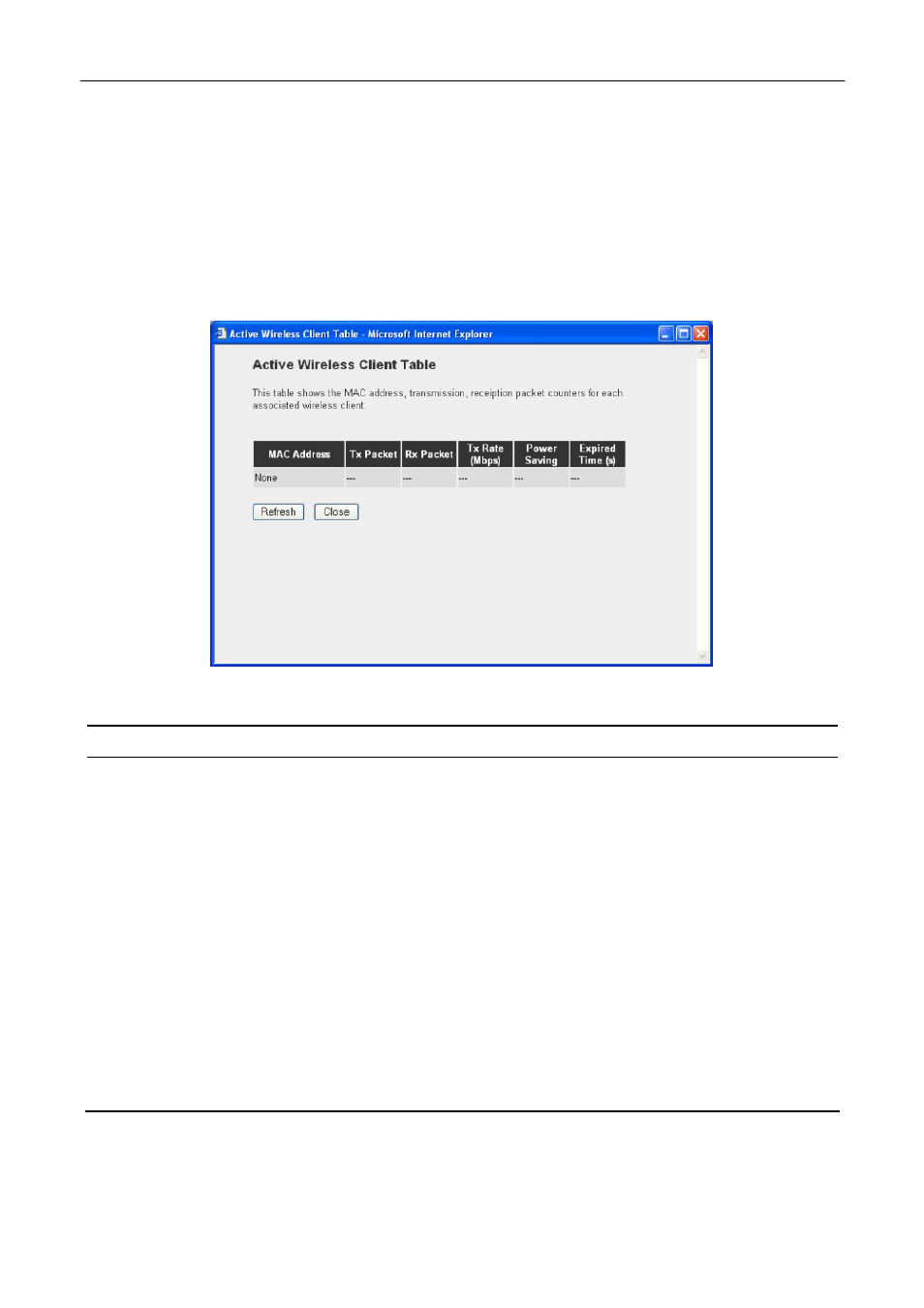 Active wireless client table, Parameter description | Edimax Technology EW-7206Apg User Manual | Page 22 / 46