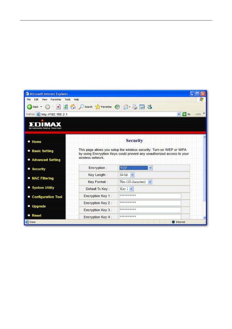 Wep only | Edimax Technology EW-7206Apg User Manual | Page 27 / 46