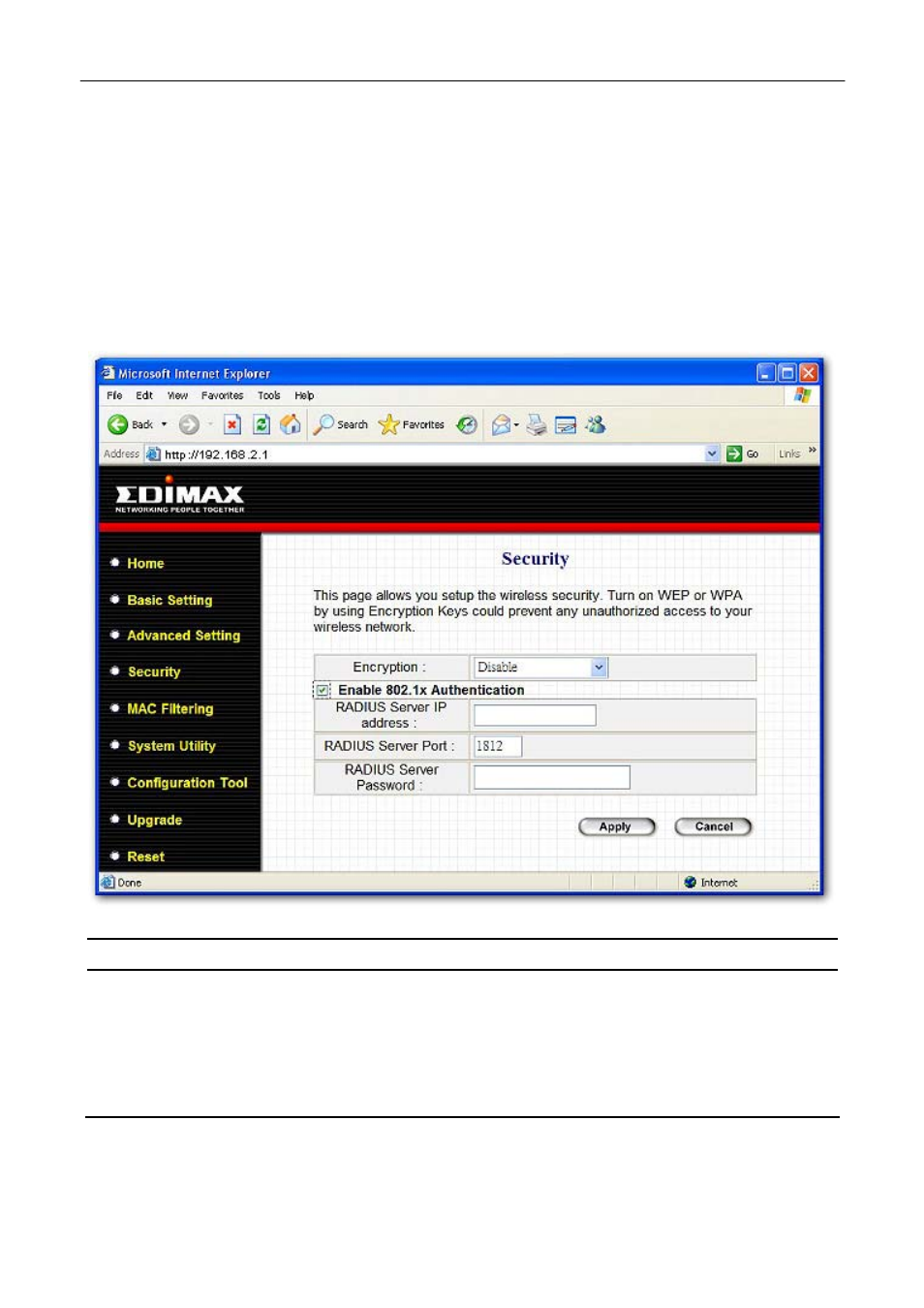 1x only | Edimax Technology EW-7206Apg User Manual | Page 29 / 46