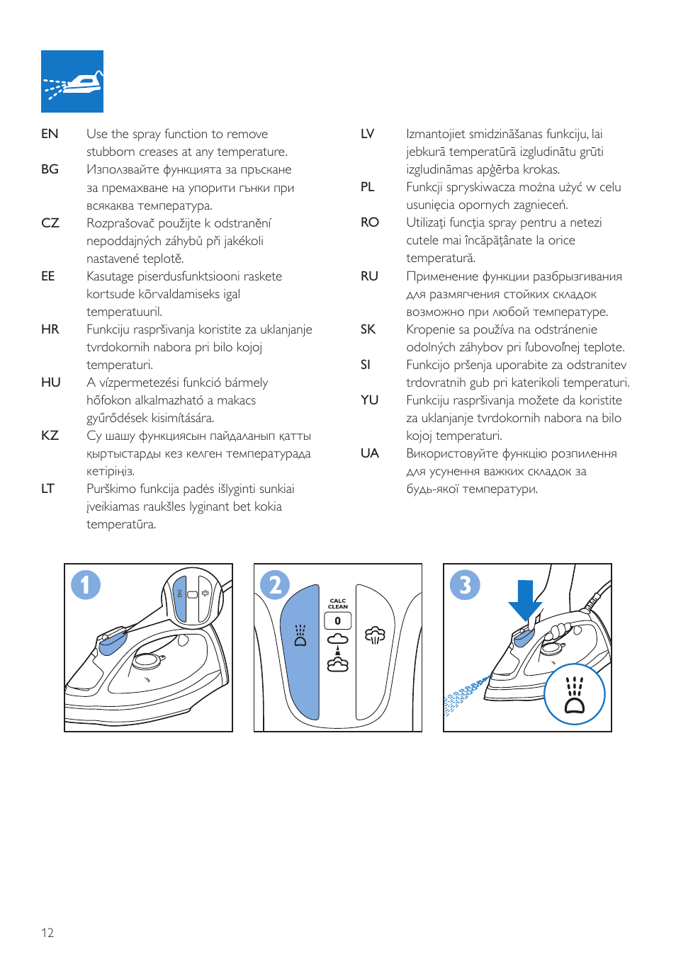 Philips GC2905 User Manual | Page 12 / 24