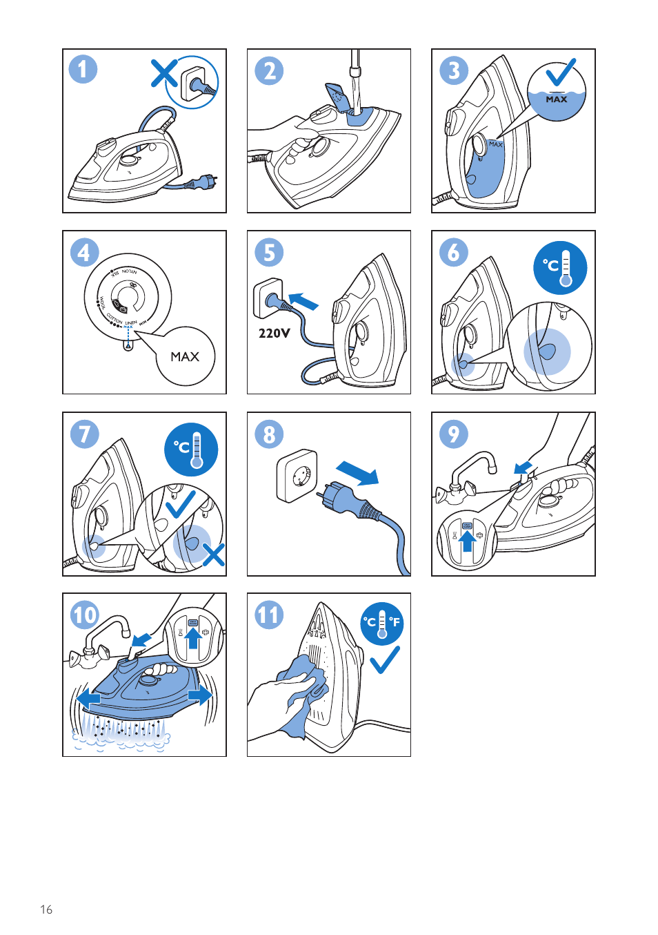 Philips GC2905 User Manual | Page 16 / 24