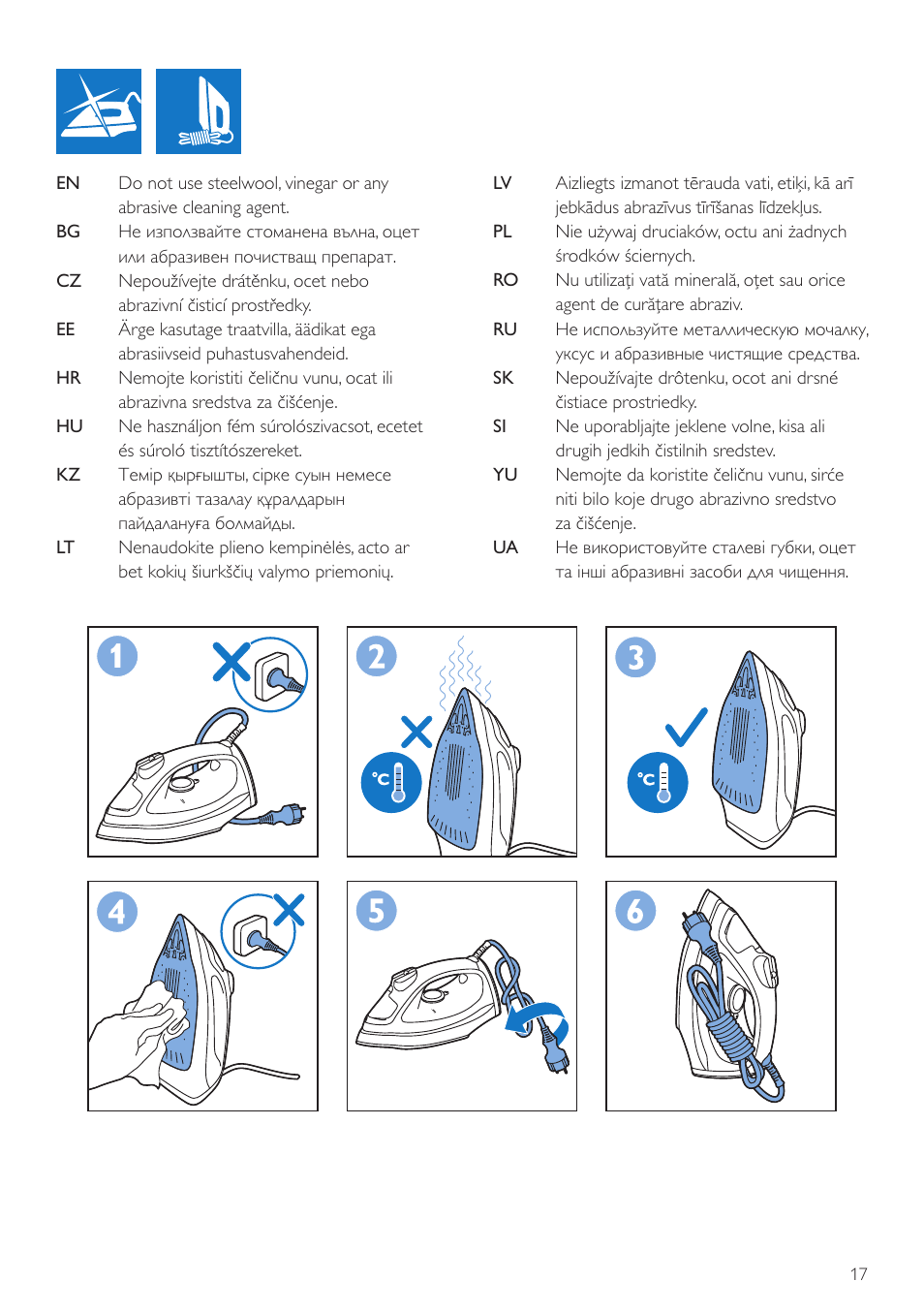 Philips GC2905 User Manual | Page 17 / 24