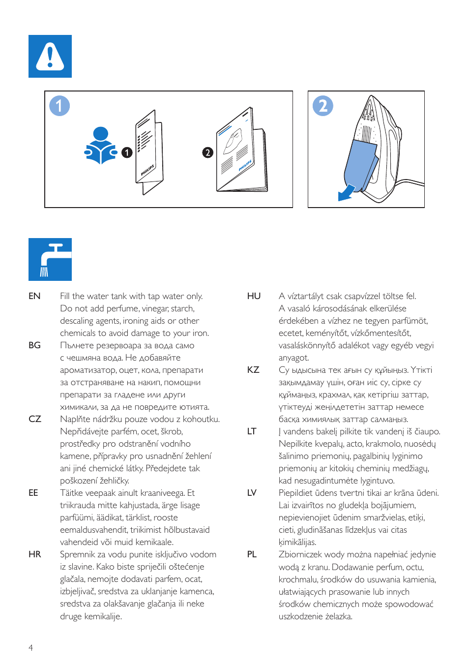 Philips GC2905 User Manual | Page 4 / 24