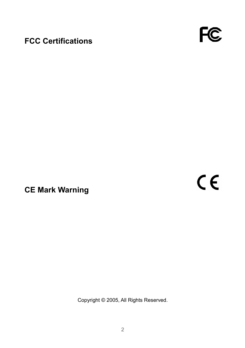 Ce mark warning | Edimax Technology Rackmount Fast Ethernet Switch User Manual | Page 3 / 41