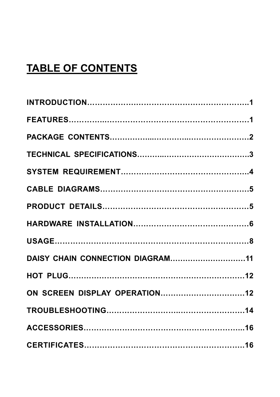 Edimax Technology EK-16RO User Manual | Page 2 / 17