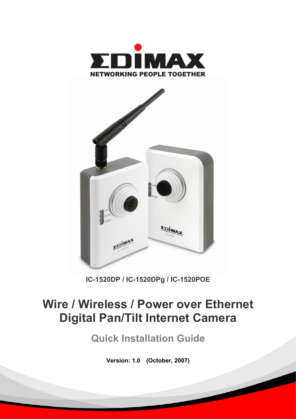 Edimax Technology IC-1520POE User Manual | 27 pages