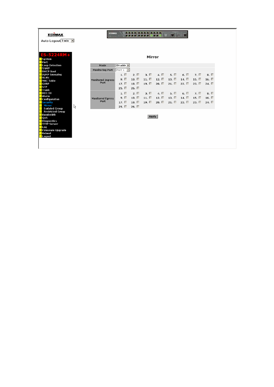 User manual | Edimax Technology ES-5224RM  EN User Manual | Page 134 / 265