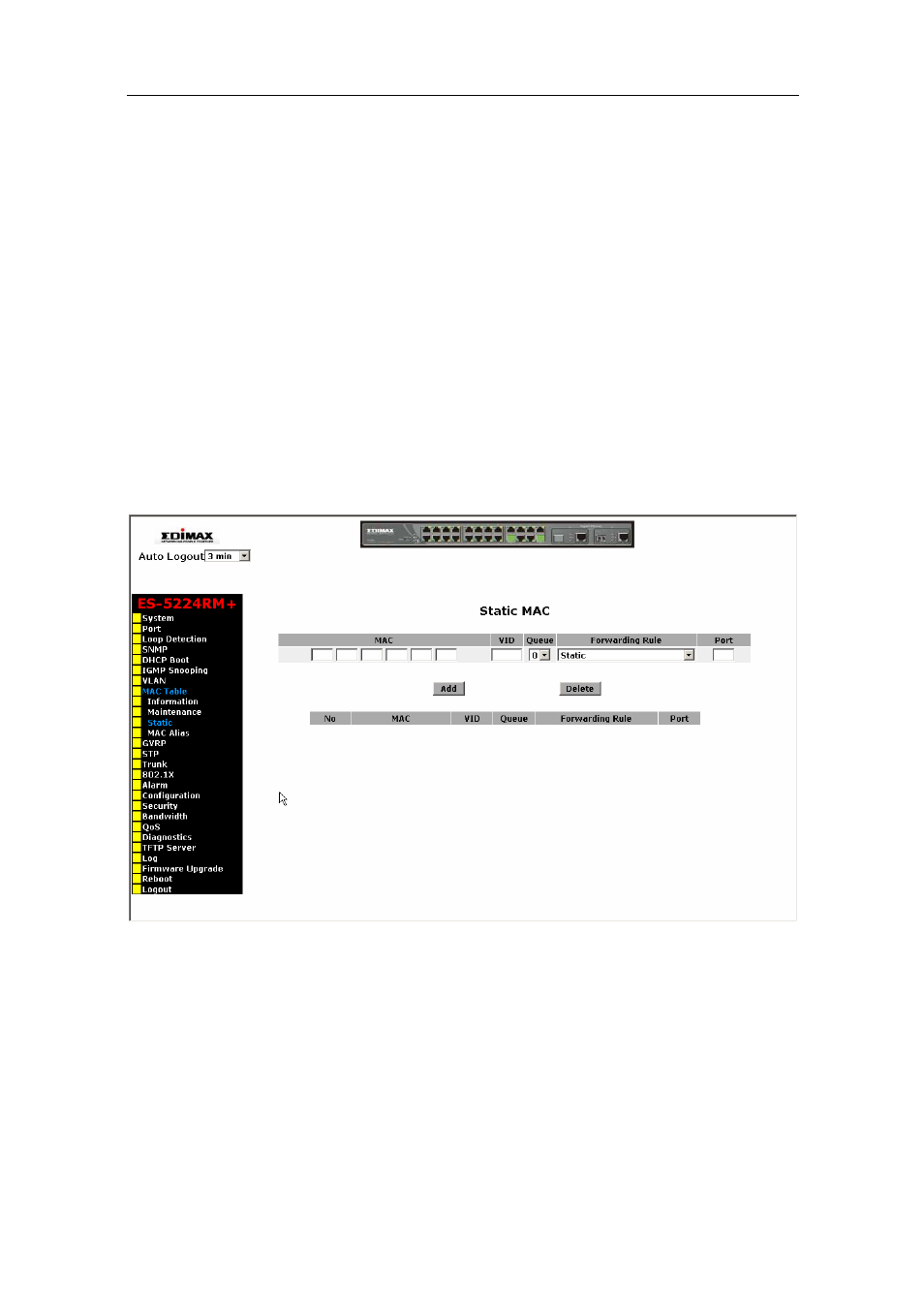 User manual | Edimax Technology ES-5224RM  EN User Manual | Page 87 / 265