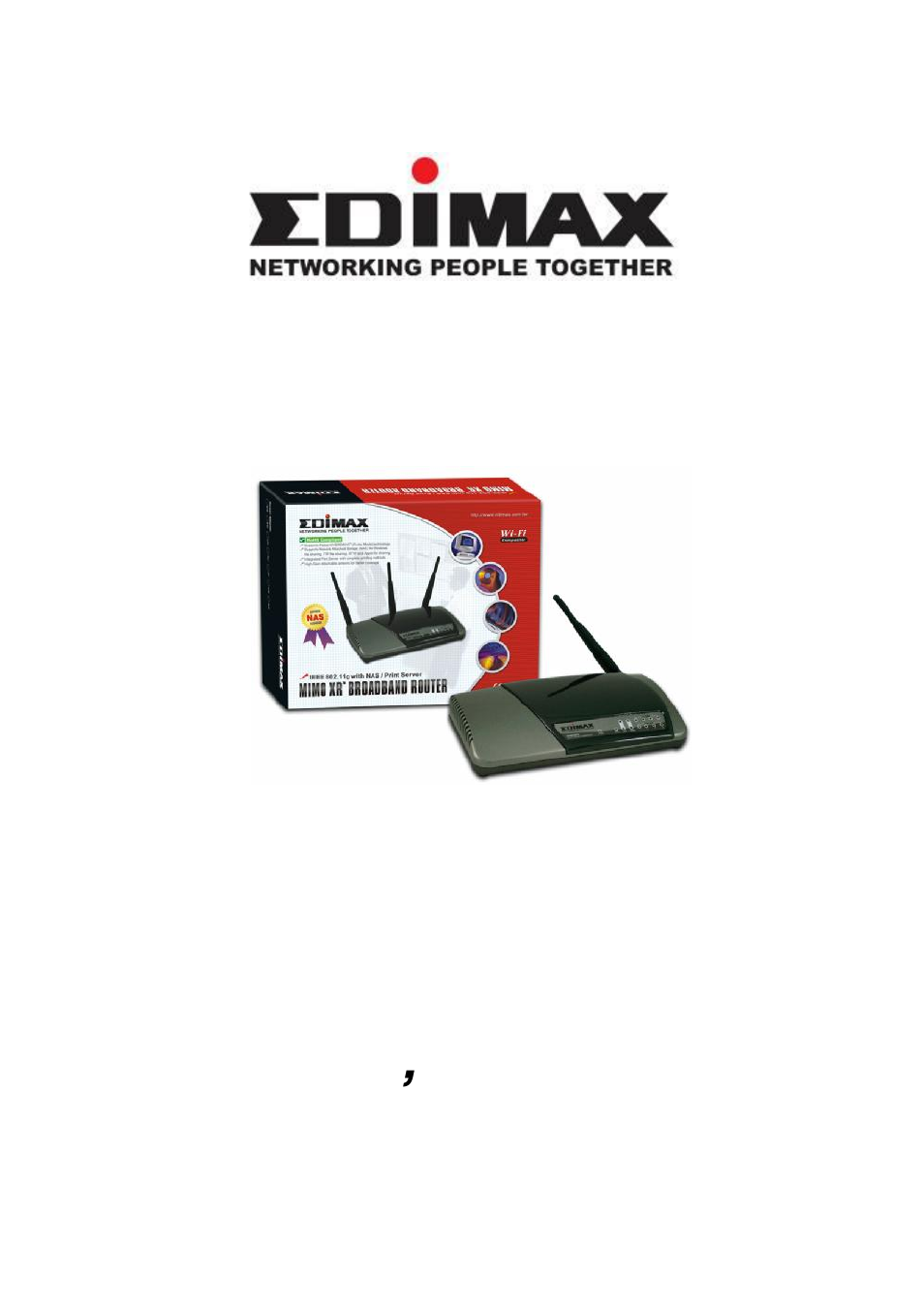 Edimax Technology Broadband Router User Manual | 57 pages