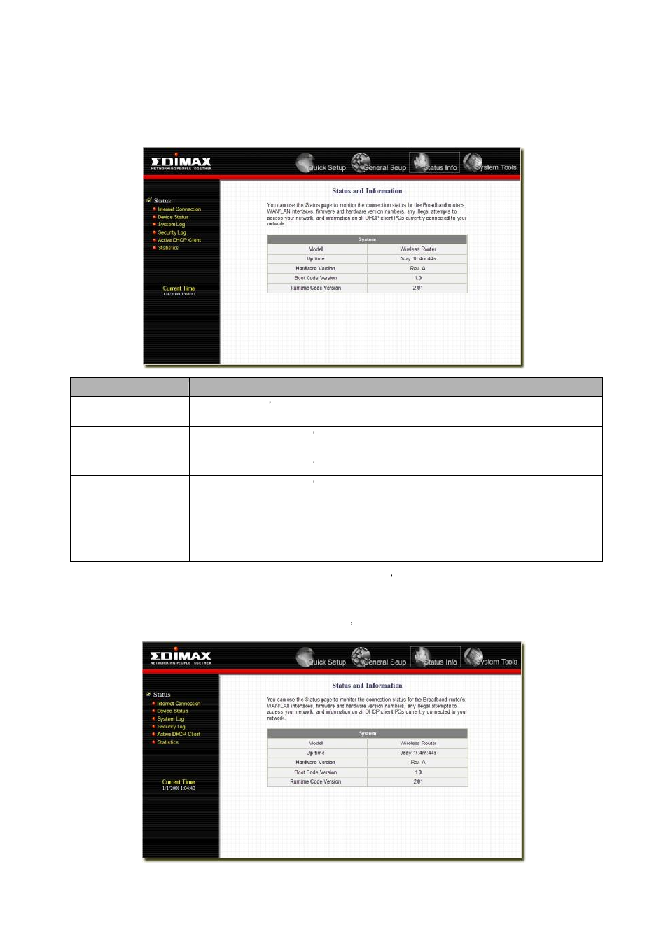 48 chapter 3 | Edimax Technology Broadband Router User Manual | Page 49 / 57