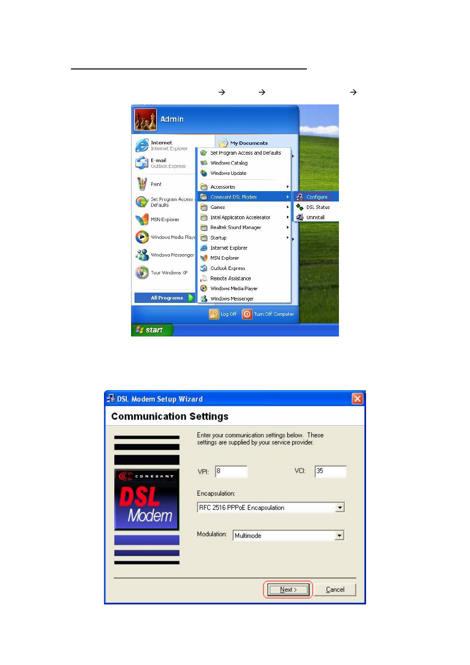 Edimax Technology ADSL USB Modem AR-7025Um User Manual | Page 13 / 16