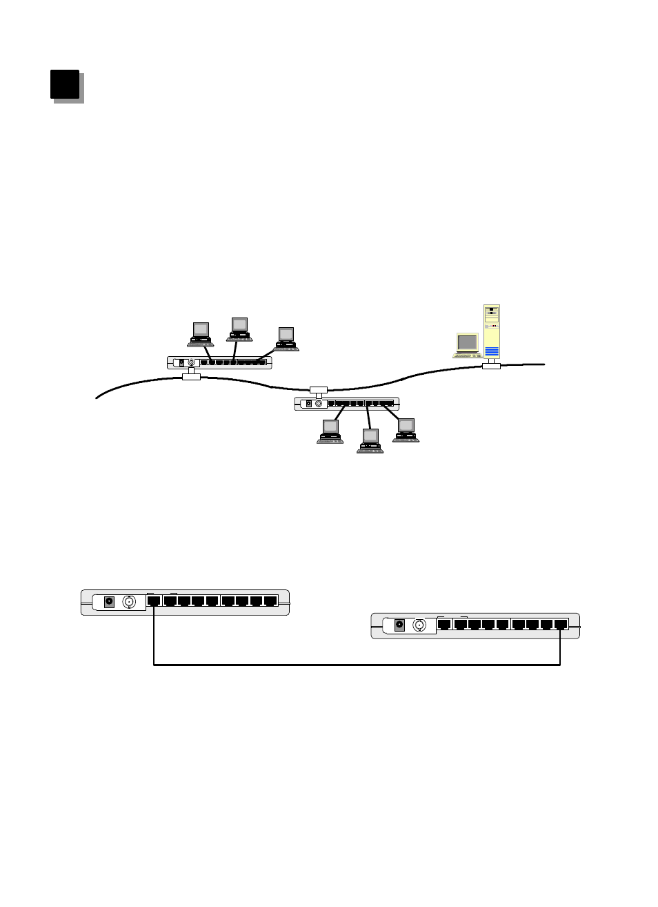 Introduction, Figure 1-2 uplink to another hub uplink port, Reset turbo | Edimax Technology ER-5390S User Manual | Page 4 / 12