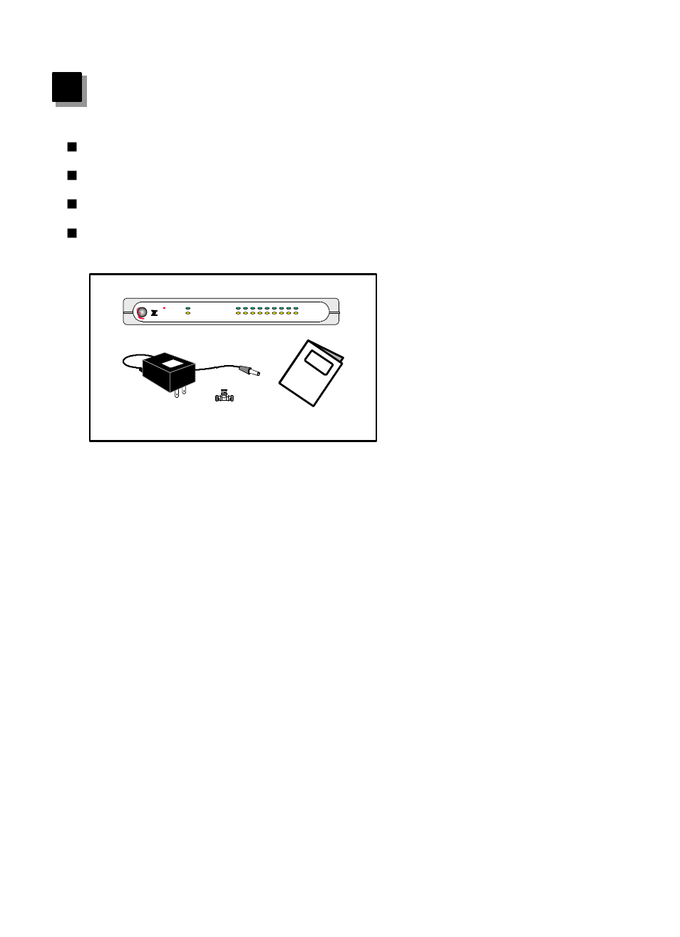Package contents, Figure 3-1 package contents | Edimax Technology ER-5390S User Manual | Page 6 / 12