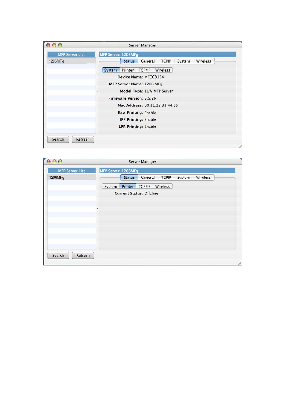 3 status of mfp server | Edimax Technology PS-1206MF User Manual | Page 28 / 61