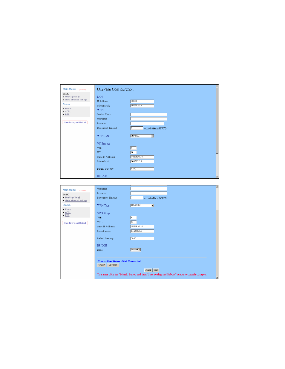 One page setup | Edimax Technology AR-6024 User Manual | Page 13 / 72