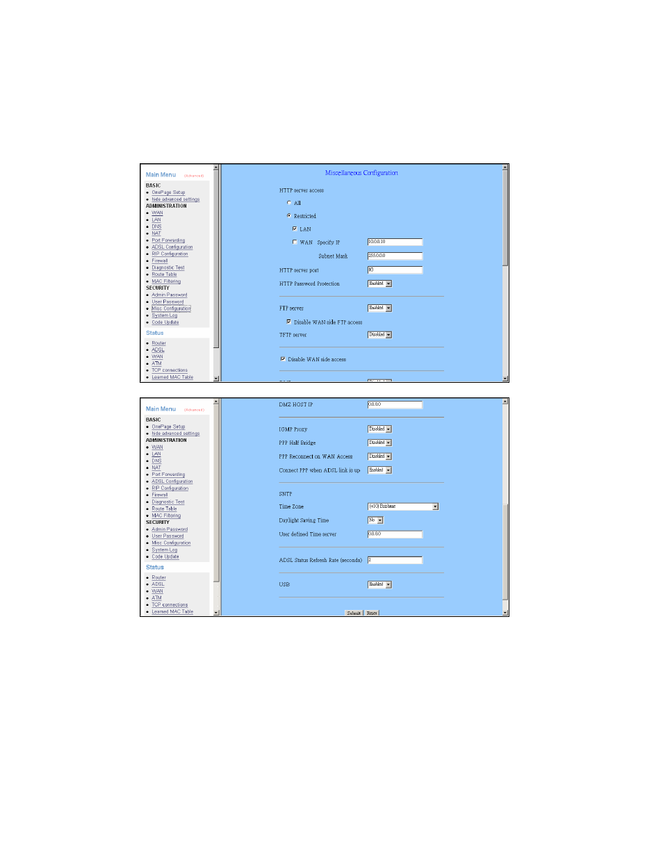 Misc configuration | Edimax Technology AR-6024 User Manual | Page 56 / 72