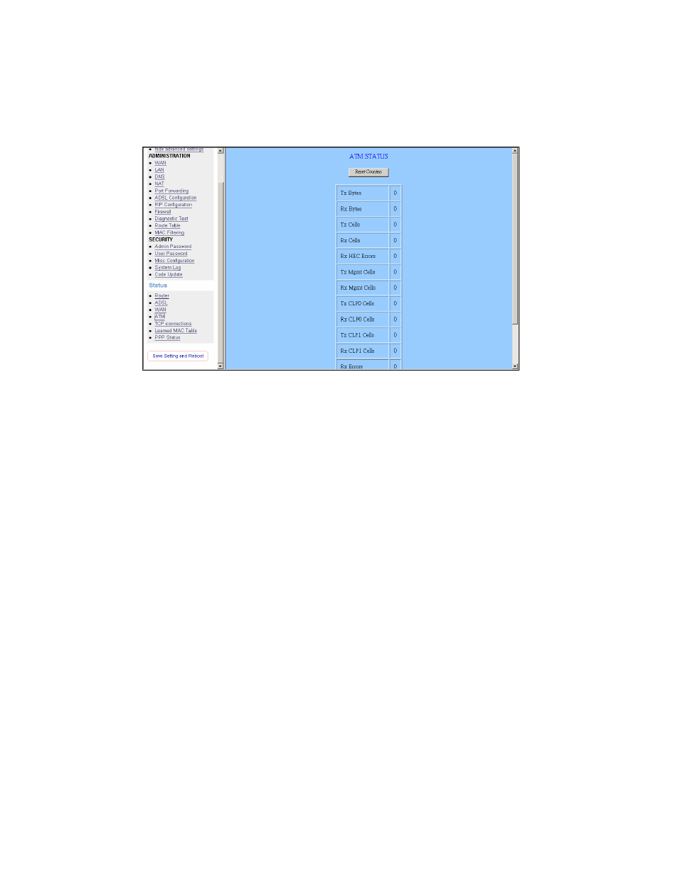 Atm status | Edimax Technology AR-6024 User Manual | Page 64 / 72