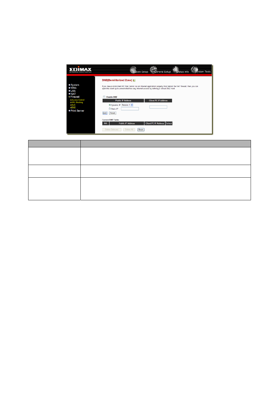 4 dmz | Edimax Technology BR-6104K User Manual | Page 36 / 48