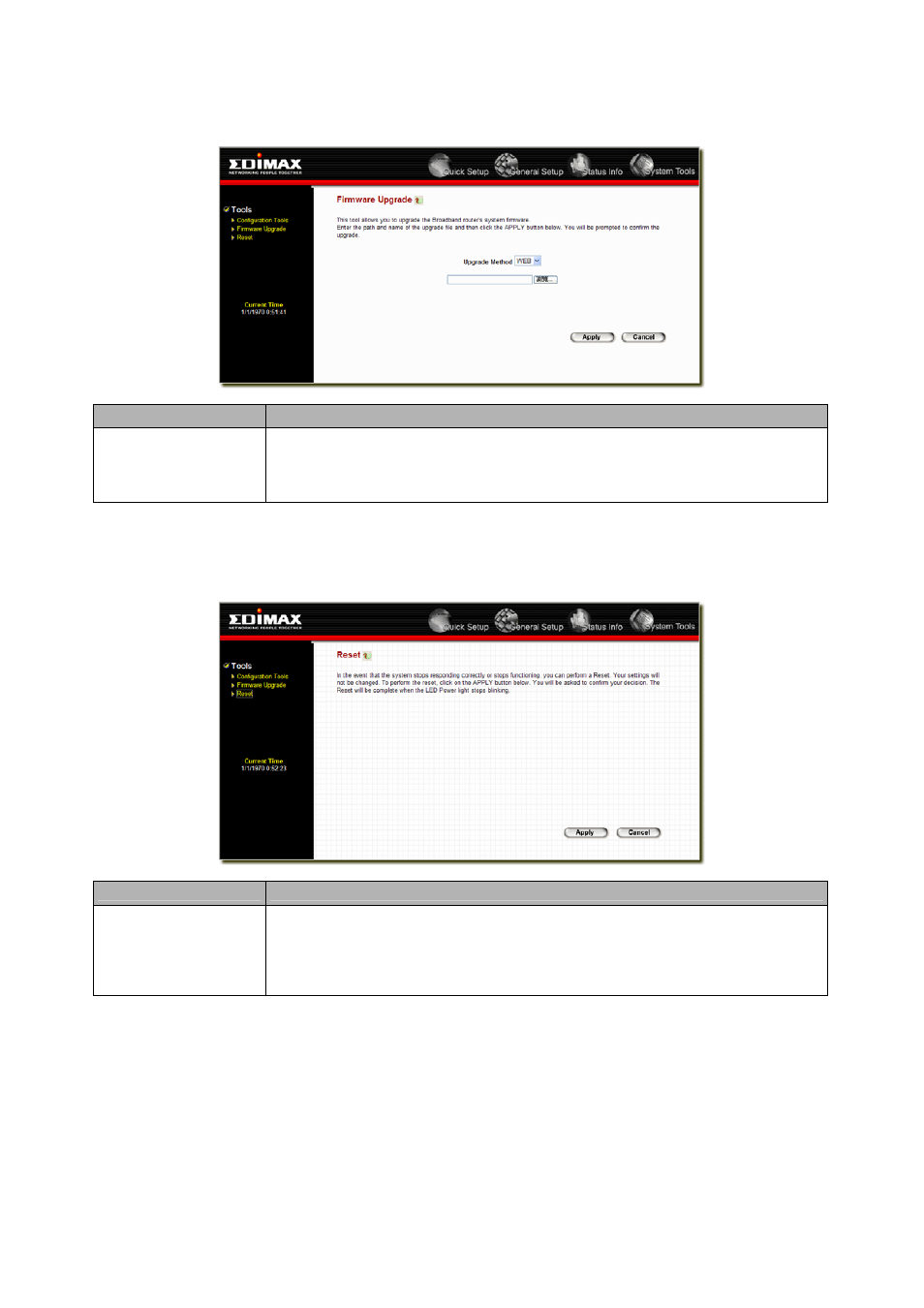 2 firmware upgrade, 3 reset | Edimax Technology BR-6104K User Manual | Page 41 / 48