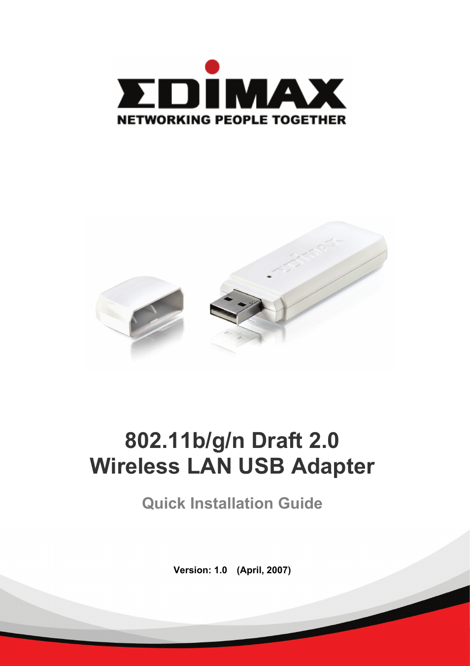 Edimax Technology Wireless LAN USB Adapter User Manual | 16 pages