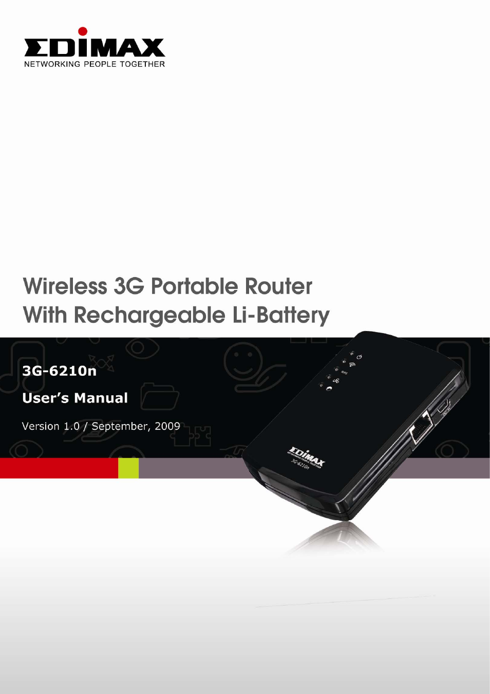 Edimax Technology Wireless 3G Portable Router 3G-6210n User Manual | 157 pages