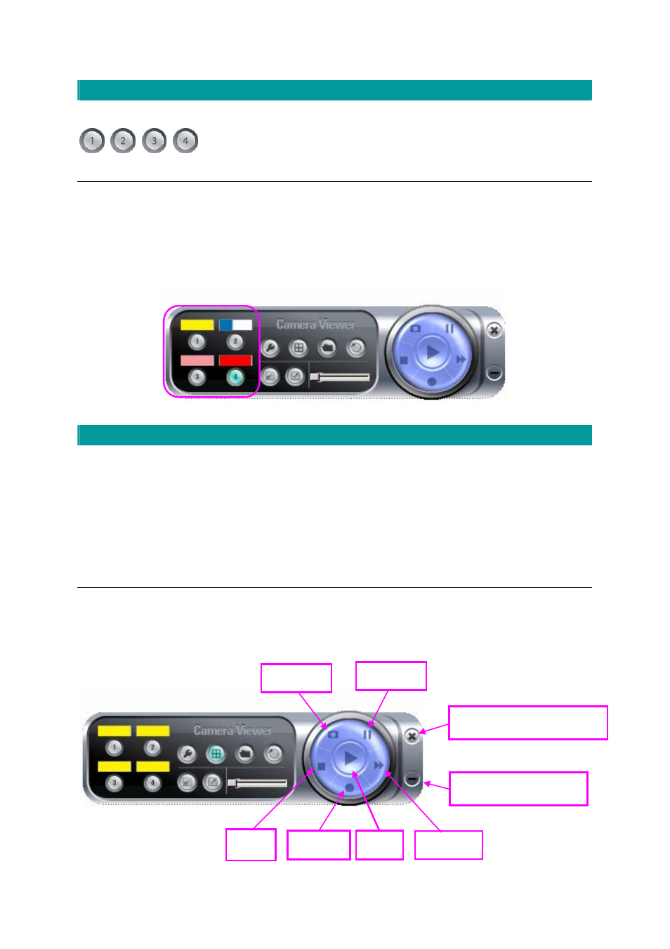 Camera status, Control buttons | Edimax Technology IC-1000 User Manual | Page 26 / 53