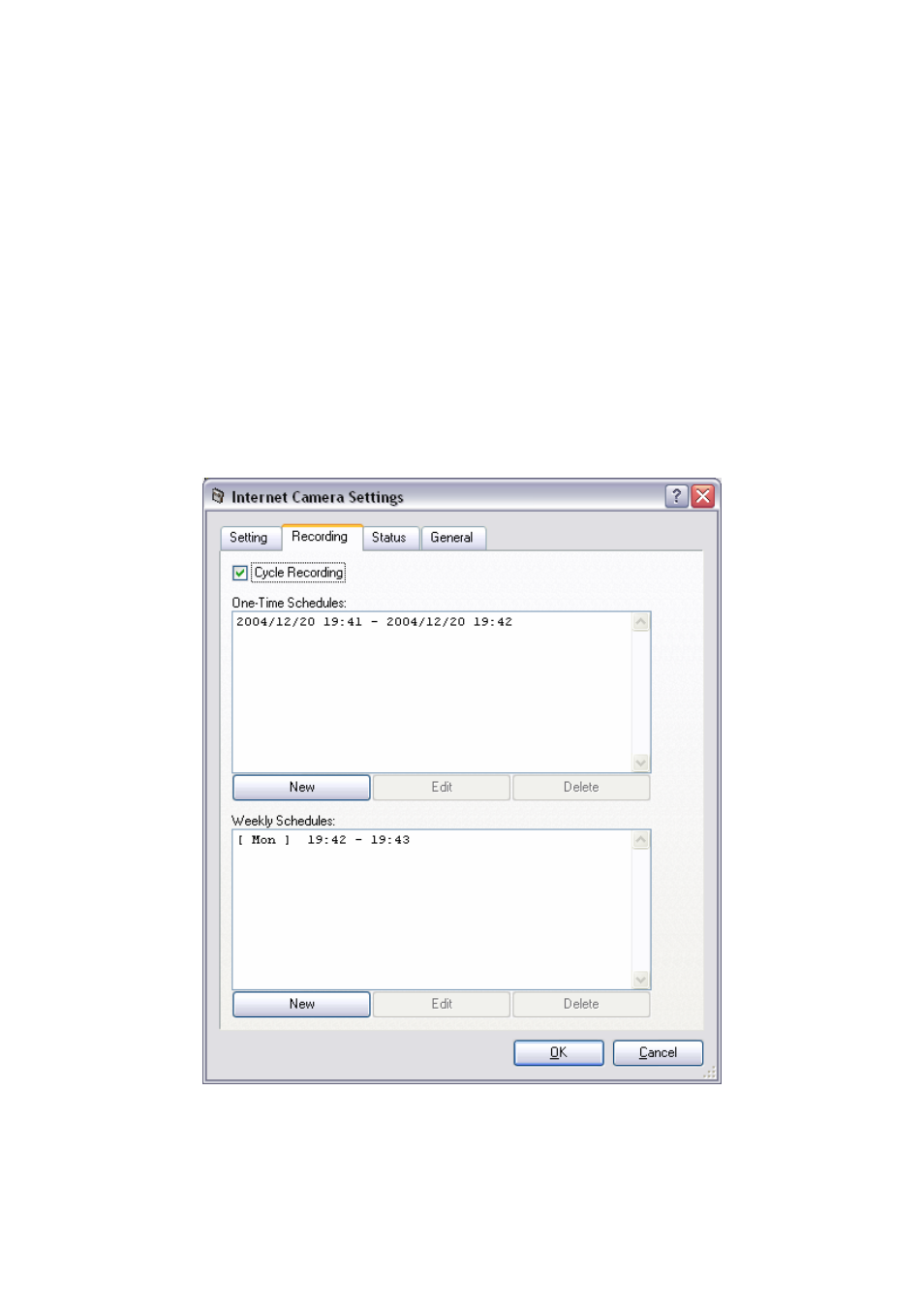 Recording | Edimax Technology IC-1000 User Manual | Page 33 / 53