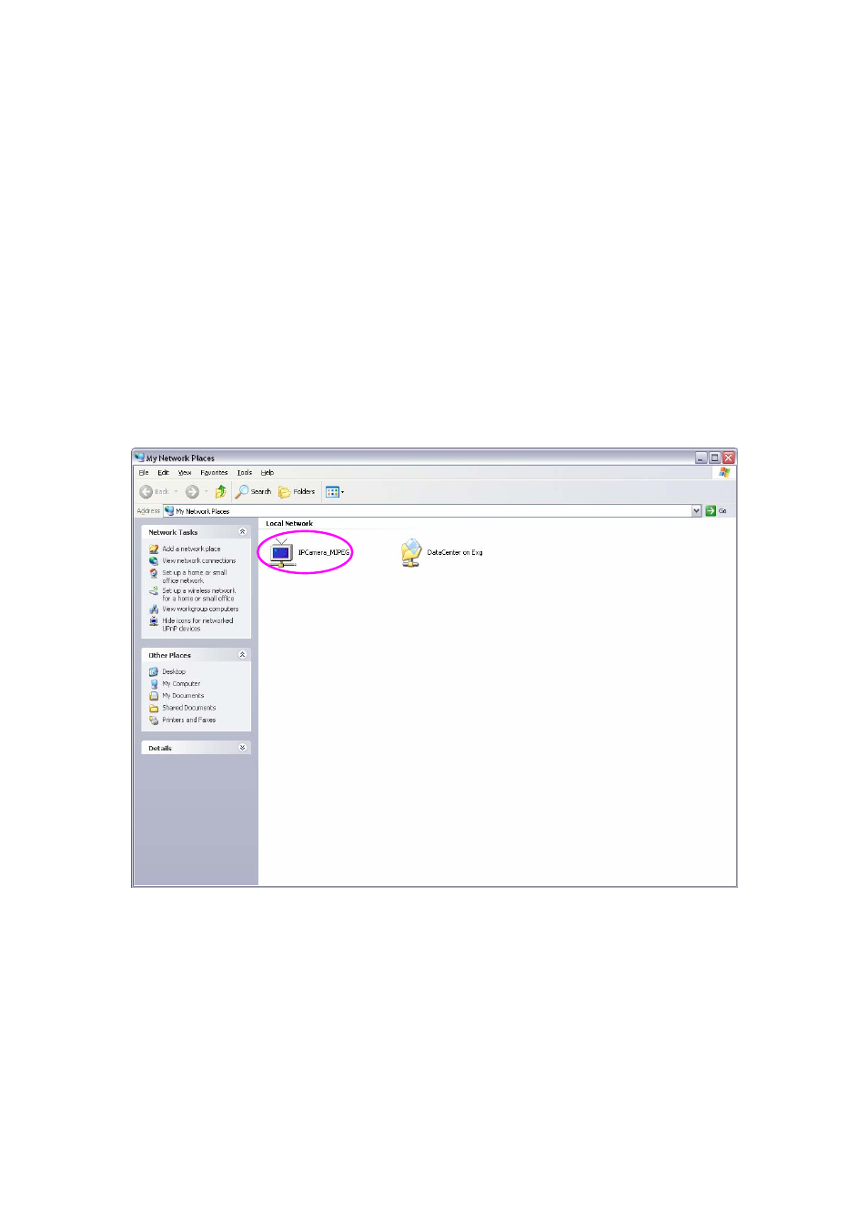 Appendix b viewing via upnp in windows xp | Edimax Technology IC-1000 User Manual | Page 50 / 53