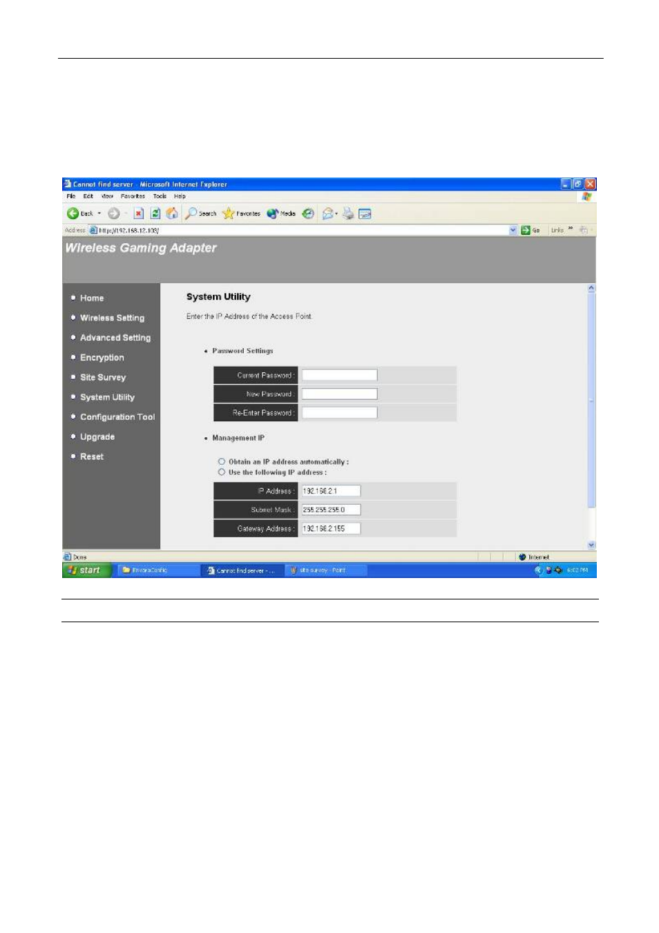 System utility, 6 system utility | Edimax Technology EW-7206GAb User Manual | Page 35 / 42