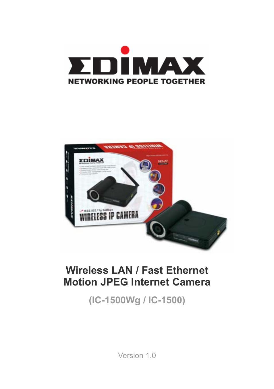 Edimax Technology IC-1500 User Manual | 11 pages