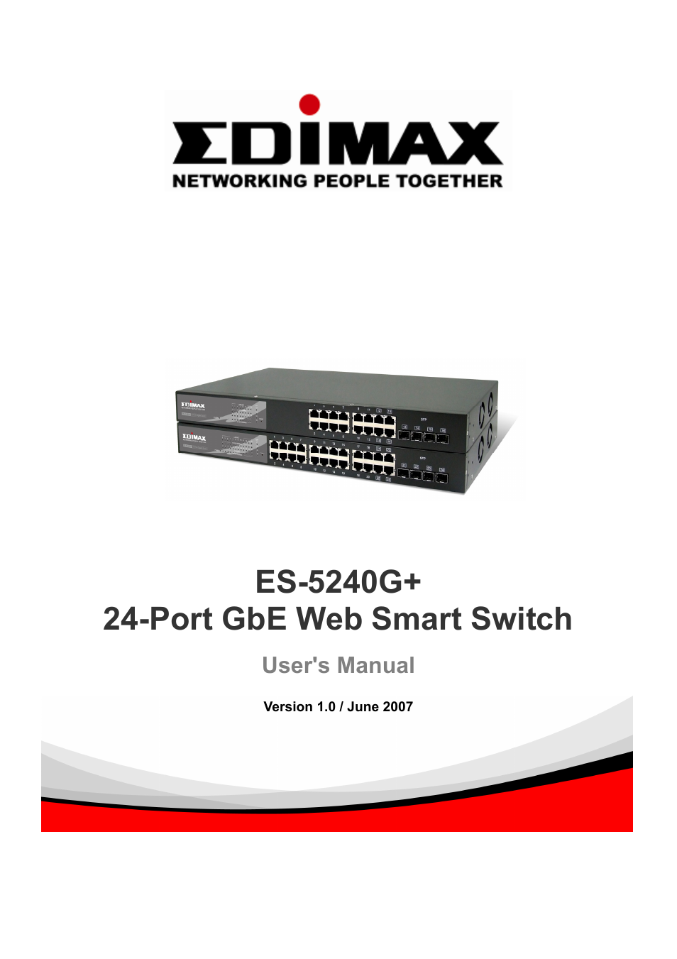 Edimax Technology ES-5240G+ User Manual | 111 pages