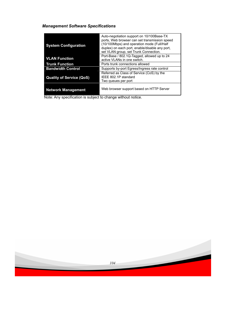 Edimax Technology ES-5240G+ User Manual | Page 110 / 111