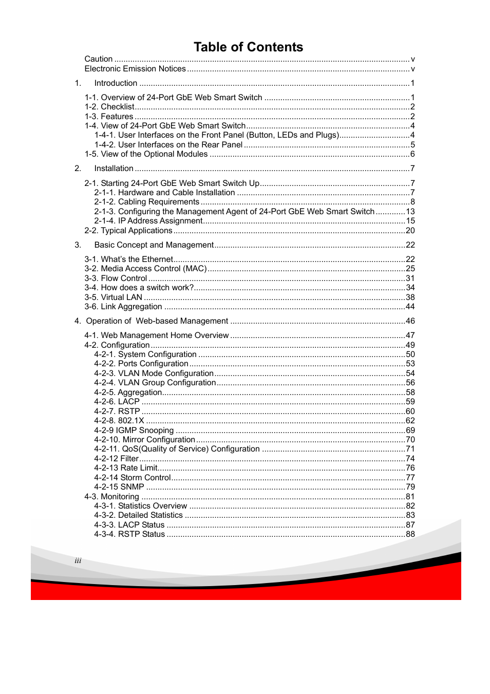 Edimax Technology ES-5240G+ User Manual | Page 3 / 111