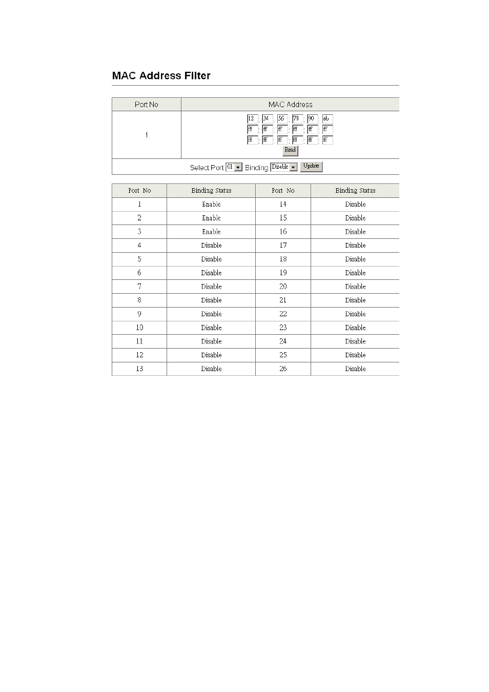 Edimax Technology Edimax 24 10/100TX + 2 10/100/1000T/Mini-GBIC Combo Web Smart Switch ES-5226RS User Manual | Page 42 / 59